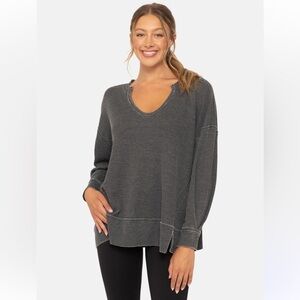 Mono B Waffle Knit Top